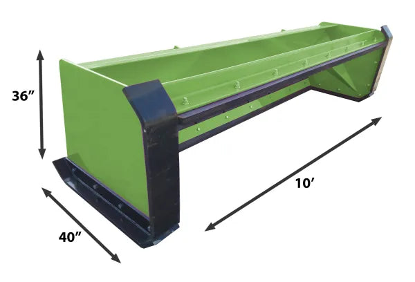 Snow Pusher XP 36 With Pullback Bar & Forward Facing Shoes