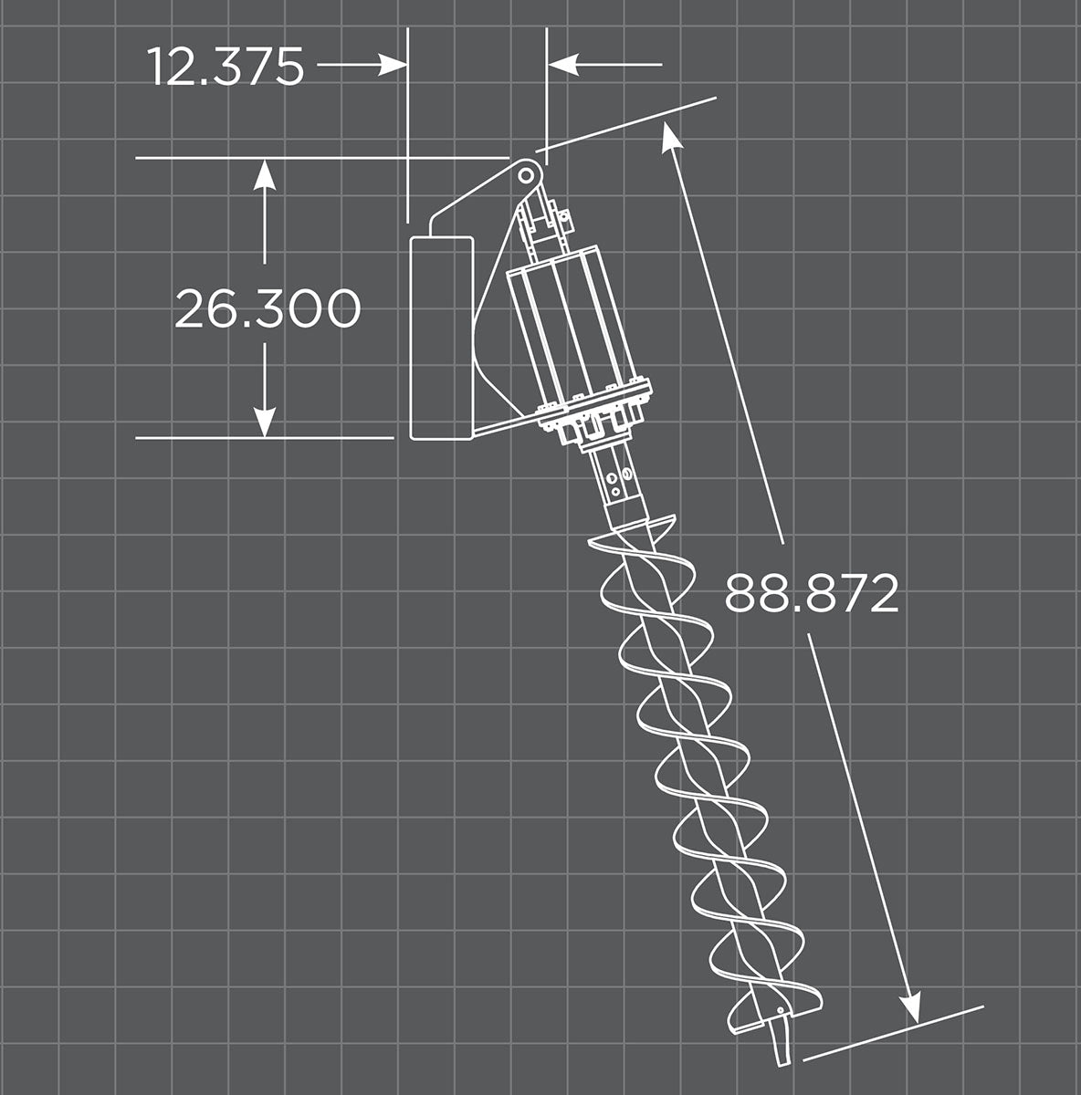 Quick Attach Auger Head